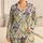 Watercolor Iris Blooms for Relaxed Coastal Getaways and Garden-Inspired Summer Style Satin Pajamas Set - 1