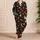 Festive Christmas Stars for Cozy Holiday Evenings and Winter Gift Giving for Him Satin Pajamas Set - 4