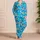 Cheerful Surfing Shark Ocean Scene for Beach Days, Coastal Getaways and Summer Fun Satin Pajamas Set - 4