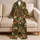 Autumn Maple And Oak Leaves In Warm Earth Tones For Cozy Seasonal Lounging At Home Satin Pajamas Set - 5