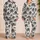 Black And White Palm Trees For Tropical Beach Getaways And Relaxed Summer Days All Year Satin Pajamas Set - 2