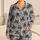 Minimalist Palm Tree Sketches for Tropical Summer Vacation Style Satin Pajamas Set - 1