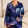 Colorful Planetary Cosmos for Dreamy Stargazing Nights and Relaxed Evenings Satin Pajamas Set - 1