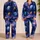 Colorful Planetary Cosmos for Dreamy Stargazing Nights and Relaxed Evenings Satin Pajamas Set - 2