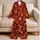 Autumn Maple And Oak Leaves For Cozy Fall Getaways And Relaxed Nature-Inspired Living Satin Pajamas Set - 5