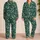 Mint Monstera And Pothos Leaves For Tropical Getaways And Relaxed Summer Days Satin Pajamas Set - 2
