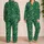 Tropical Palm Fronds for Relaxed Resort Evenings and Island Getaways Satin Pajamas Set - 2