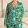 Tropical Cocktail Glasses for Beachside Summer Escapes and Relaxed Vacation Evenings Satin Pajamas Set - 1