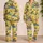 Tropical Coconut Islands, Golden Waves and Sailboats for Relaxed Coastal Getaways Satin Pajamas Set - 2