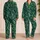 Tropical Palm And Monstera Leaves For Relaxed Summer Getaways And Island Escapes Satin Pajamas Set - A0O9T7RLH5