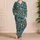 Tropical Crab And Lobster Motifs For Seaside Getaways And Summer Lounging Satin Pajamas Set - 4