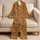 Badger Hedgehog Squirrel Woodland Animals for Cozy Autumn Nature Lovers Satin Pajamas Set - 5