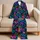 Neon Tropical Botanicals for Colorful Summer Lounging and Resort-Inspired Escapes Satin Pajamas Set - 5