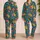 Tropical Hibiscus And Pineapple Blooms For Relaxed Island Getaways And Summer Lounging Satin Pajamas Set - 2