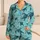 Sea Turtle Ocean Waves for Relaxed Coastal Getaways and Beachside Escapes Satin Pajamas Set - 1
