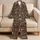 Antlered Skull And Stars And Stripes For Summer Camping, Fishing And Outdoor Adventures Satin Pajamas Set - 5