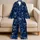 Cosmic Alien Encounters for Relaxed Nights and Weekend Stargazing for Space Fans at Home Satin Pajamas Set - 5