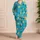 Tropical Cocktails, Surfboards and Citrus for Relaxed Coastal Summer Getaways and Travel Satin Pajamas Set - 4