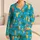 Tropical Cocktails, Surfboards and Citrus for Relaxed Coastal Summer Getaways and Travel Satin Pajamas Set - 1
