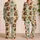 Straw Hat Monkey Beachside Cheer for Sunny Getaways and Relaxed Tropical Holiday Lounging Satin Pajamas Set - 2