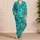 Sea Turtle Lagoon Waters for Relaxed Coastal Getaways and Thoughtful Gifts for Ocean Lovers Satin Pajamas Set - 4
