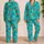 Sea Turtle Lagoon Waters for Relaxed Coastal Getaways and Thoughtful Gifts for Ocean Lovers Satin Pajamas Set - 2
