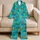 Sea Turtle Lagoon Waters for Relaxed Coastal Getaways and Thoughtful Gifts for Ocean Lovers Satin Pajamas Set - 5
