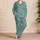 Cartoon Shark Ocean Scene for Relaxed Summer Beach Days and Coastal Gift Giving Fun Satin Pajamas Set - p0trotxt9b