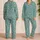 Cartoon Shark Ocean Scene for Relaxed Summer Beach Days and Coastal Gift Giving Fun Satin Pajamas Set - 2