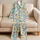 Colorful Coastal Graffiti Doodles for Relaxed Summer Getaways and Creative Weekends Satin Pajamas Set - 5