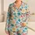 Colorful Coastal Graffiti Doodles for Relaxed Summer Getaways and Creative Weekends Satin Pajamas Set - 1