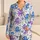 Blue Purple Octopus Ocean Motifs for Relaxed Coastal Getaways and Easy Summer Escapes Satin Pajamas Set - 1