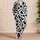 Black And White Cowhide Spots For Relaxed Summer Getaways And Easy Coastal Weekends Satin Pajamas Set - 4