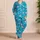 Sunglasses Sharks And Turquoise Waves For Playful Tropical Beach Days Satin Pajamas Set - 4