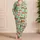 Orange Crab Coastal Summer Style for Relaxed Beach Getaways and Sunny Vacation Days Satin Pajamas Set - 4