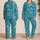 Sharks and Tropical Fish Undersea Scene for Coastal Getaways and Relaxed Summer Days Satin Pajamas Set - 2