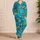 Vibrant Sea Turtles Over Coral Reefs for Coastal Relaxation and Tropical Nature Lovers Satin Pajamas Set - 4