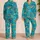 Vibrant Sea Turtles Over Coral Reefs for Coastal Relaxation and Tropical Nature Lovers Satin Pajamas Set - 2