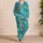 Colorful Tropical Reef Fish School for Coastal Getaways and Relaxed Summer Lounging Satin Pajamas Set - 4