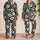 White Hibiscus and Tropical Leaves for Relaxed Island Getaways and Summer Escapes Satin Pajamas Set - 2