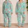 Watercolor Octopus and Jellyfish Ocean Life for Sunny Coastal Getaways and Surf Days Satin Pajamas Set - 2