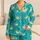Cute Pufferfish Ocean Friends for Relaxed Coastal Getaways and Sunny Summer Lounging Satin Pajamas Set - 1