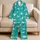 Cute Pufferfish Ocean Friends for Relaxed Coastal Getaways and Sunny Summer Lounging Satin Pajamas Set - 5