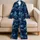 Cosmic Alien Encounters for Stargazing Nights and Relaxed Getaways for Sci-Fi Fans Satin Pajamas Set - 5