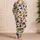 Pumpkin Wizard Hats, Bats & Jack-O'-Lanterns for Cozy Halloween Nights at Home Satin Pajamas Set - 4