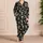 Hand Drawn Mushrooms for Playful Summer Lounging and Beach Getaways Satin Pajamas Set - 4