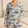 Navy Shark Ocean Motifs for Relaxed Coastal Nights and Easygoing Beach Getaways Satin Pajamas Set - 1