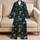 Gothic Skull Meadow for Spooky Nights and Dark Alternative Style Enthusiasts Gift Satin Pajamas Set - 5