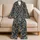 Golden Baroque Paisley Motifs for Elegant Lounge Evenings and Relaxed Gift Giving Satin Pajamas Set - 5