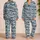 Japanese Ukiyo-e Ocean Waves and Mount Fuji for Relaxed Summer Beach Getaways and Travel Satin Pajamas Set - 2